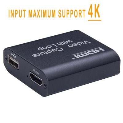 ஐ✹ Video Card Capture HDMI Video Capture With Loop out USB 2.0 Cards Grabber Streaming Live Broadcasts Video Recording for PS4 Game