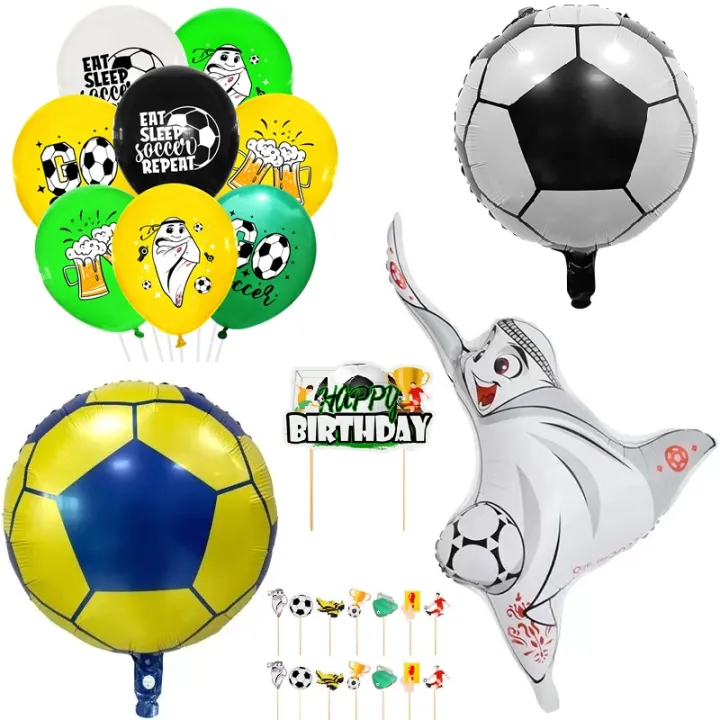 2022 World Cup Balloon Qatar Soccer Football Match Party Atmosphere for