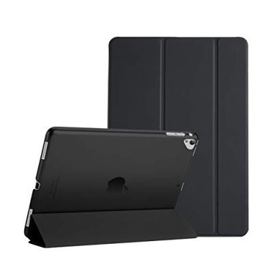 ProCase iPad Pro 12.9 2017/2015 Case (Old Model, 1st &amp; 2nd Gen), Ultra Slim Lightweight Stand Smart Case Shell with Translucent Frosted Back Cover for Apple iPad Pro 12.9 Inch –Black