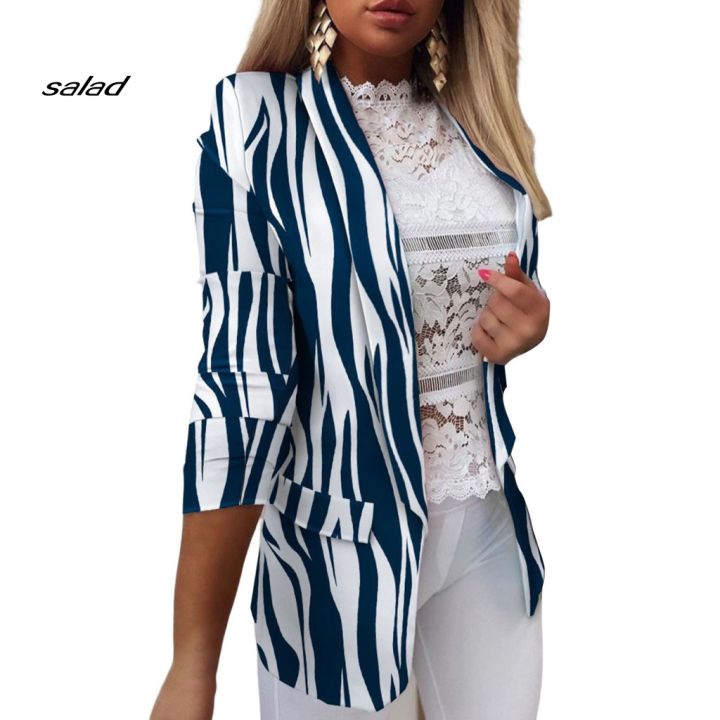 sa-windproof-office-blazer-women-big-striped-print-suit-coat-blazer-flap-pockets-outerwear