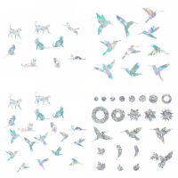 Static Stickers Window Clings Hummingbird Feather Stop Anti-Collision Prevent Glass