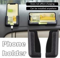 Car Phone Holder Multifunctional Auto Mobile Phone Stand Mount Bracket Cell Phone Holder for Car Wall Hooks Hanger Support Picture Hangers Hooks