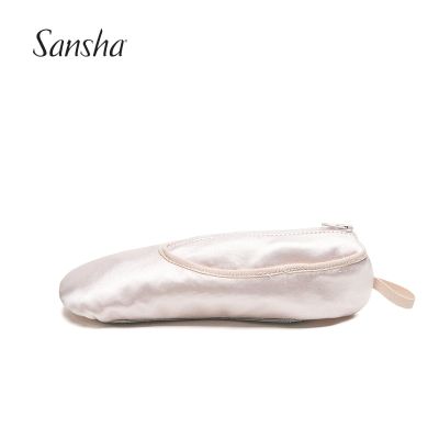 Sansha Ballerina Satin Ballet Pointe Shoe Pencil Case Purse Keyring For Dance Lovers SSPC