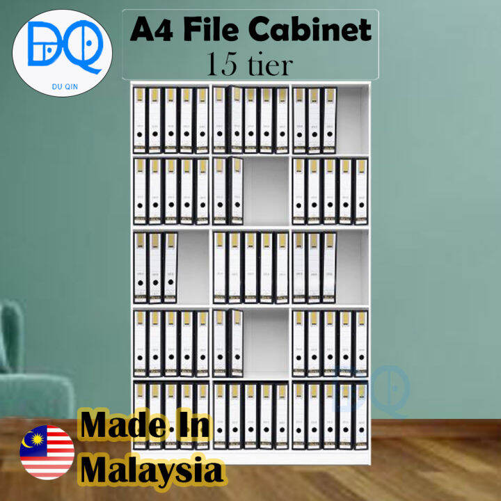 Du Qin Office File Cabinet 15 Tier A4 Bookshelf A4 Shelf A4 Kabinet Rak du-qin-office-file-cabinet-15-tier-a4-bookshelf-a4-shelf-a4-kabinet-rak