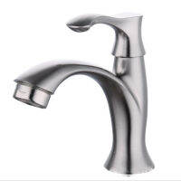 G12 Zinc Alloy Bathroom Sink Faucet European Single Hole Single Cold Faucet Deck Mount Ho Bar Home Fashion Washbasin Tap