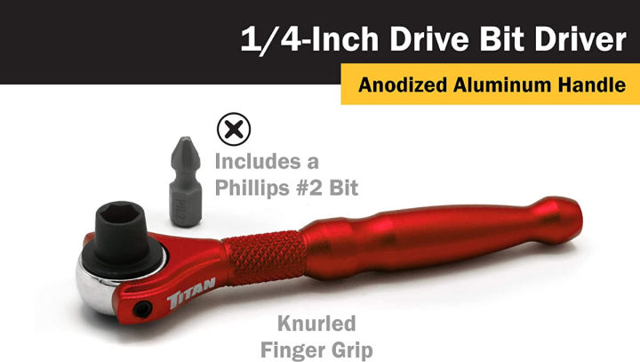 titan-11321-1-4-inch-drive-swivel-head-micro-bit-driver-red