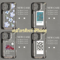 TH STOCK เคสโทรศัพท์ 11 เคสเคสโทรศัพท์นิ่มเข้ากันได้กับ iPhone 14 12 13 Pro Max XR 6 7 8 Plus X XS MAX SE 2020 เคสโทรศัพท์ TPU CLEAR BLACK