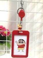 SHIN CHAN  ที่ห้อยบัตร พร้อมที่ใส่บัตร สายห้อยดึงโยโย่  แถมตุ็กตาเล็ก  ลาย  ชินจัง red   มีก้ามปูสวยงาม มีห่วง  ที่ใส่บัตรขนาด5.5x9cm (body 7x11cm)  BY NPNN