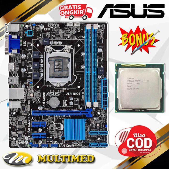 Paket Mainboard Lga H Ddr Processor Core I Lazada