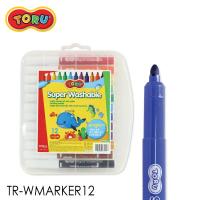 ปากกาเมจิ Dong-A Toru 12 สีสำหรับเด็ก TR-WMARKER12
