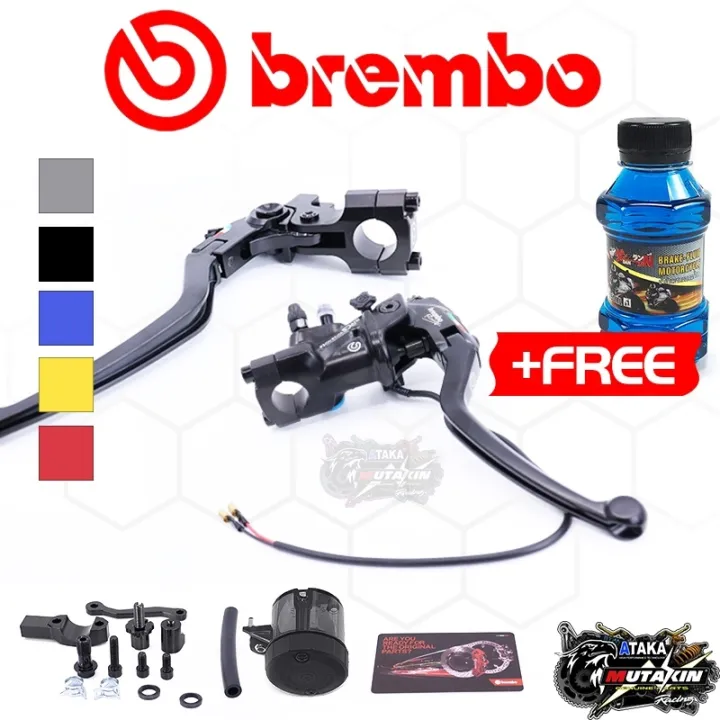 Brembo Rcs19 Corsa Corta Fuel Tank With Cup Side Mirror Clamp Brake 