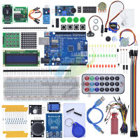 TZT ใหม่ล่าสุด RFID ชุดเริ่มต้นสำหรับ A Rduino Uno R3 - Uno R3เขียงหั่นขนมและผู้ถือขั้นตอนมอเตอร์S Ervo 1602จอแอลซีดีจัมเปอร์ลวด Uno R3.