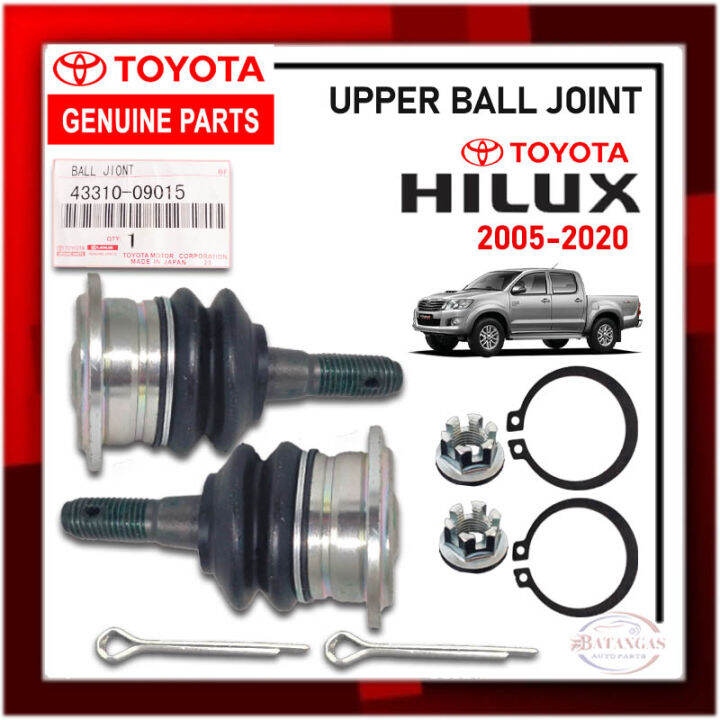 TOYOTA GENUINE UPPER BALL JOINT TOYOTA HILUX 20052020 (2PCS) PART NO