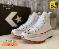 [ Just do it 1999 ] รองเท้าคอนเวิร์ส RUN STAR HIKE HI SIZE.36-40 ขาว ทรงสวย ใส่สบาย รองเท้าหุ้มข้อ รองเท้าลำลอง รองเท้าใส่เที่ยว รองเท้าหญิง รองเท้าพื้นสูง