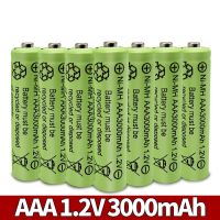 【COOL】 Green Street 100% Original 1,2 V AAA Akkus 3000MAh Ni-MH AA แบตเตอรี่แบบชาร์จได้ด่างสำหรับ Kamera ป้องกันการลดลง Spielzeug อัตโนมัติ