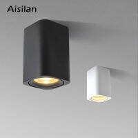 Aisilan LED Surface Mounted Square Nordic Ceiling Downlight for RoomCorridorHallwayFoyer AC85-260V COB Cube Spot Light