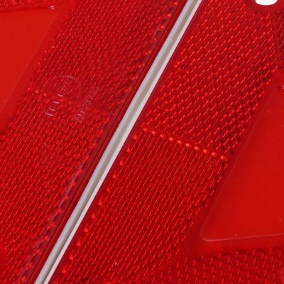 2019 New 2 Pcs Triangle Warning Reflector Alerts Safety Plate Rear Light Trailer Fire Truck Car new