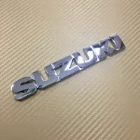 โลโก้* SUZUKI ติดฝาท้าย สีชุบโครเมี่ยม