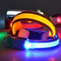 Luminous LED Dog COLLAR Anti-Lost/อุบัติเหตุทางรถยนต์หลีกเลี่ยงสำหรับสุนัขลูกสุนัขแมวปลอกคอ Luminous PET Supplies อุปกรณ์เสริม-sdfwerwewewq