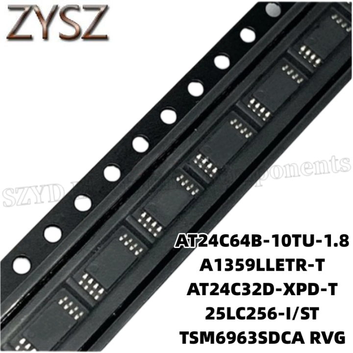 1pcs-tssop8-at24c64b-10tu-1-8-a1359lletr-t-at24c32d-xpd-t-25lc256-i-st-tsm6963sdca-rvg-electronic-components