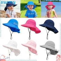 【hot sale】○▣✼ C05 SUSHEN Boys Girls Kids Sun Hat Breathable Sun Protection Hat Beach Play Hat Large Brim Summer Outdoor Adjustable Beach Hat with Neck Flap/Multicolor