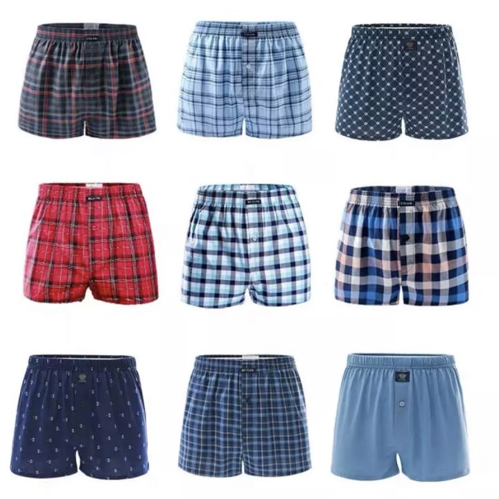 6PCS checkered Men's Boxer Shorts Underwear For Men | Lazada PH