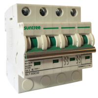 เบรกเกอร์ไฟฟ้า โซลาร์เซลล์  DC Circuit Breaker   SUNTREE รุ่น SL7-63 4P 1000VDC 32A