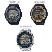 ของแท้100% คาสิโอ นาฬิกาข้อมือ Casio Standard AE-3000W Series AE-3000W-1A,AE-3000W-9A,AE-3000WD-1A ประกัน1ปี ร้าน Time4You T4U