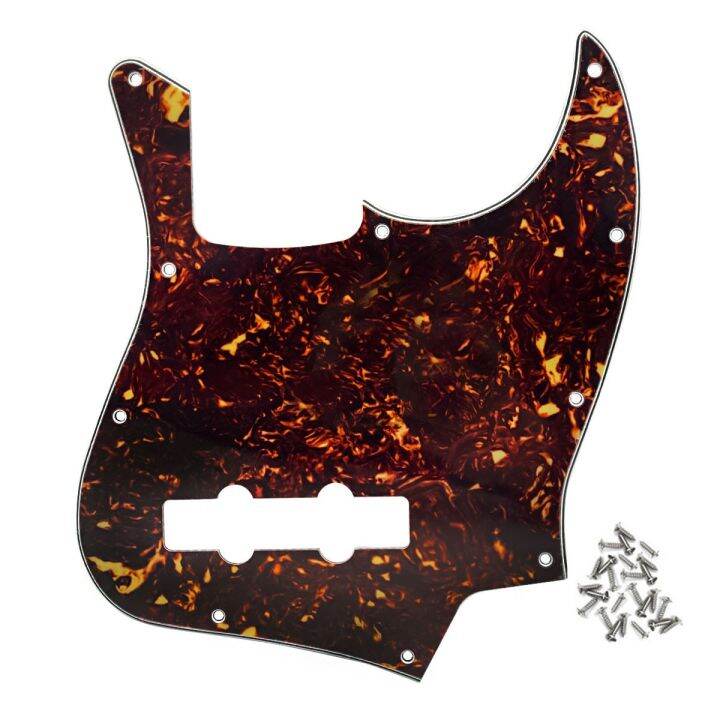 fleor-bass-pickguard-jb-เบส-pickguard-4-st-jb-เบสรอยขีดข่วนแผ้น-amp-สกรูสำหรับ-us-mexico-bass