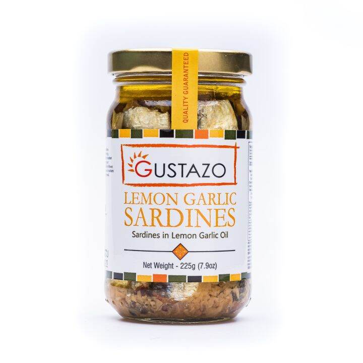 Gustazo Lemon Garlic Sardines 225g | Lazada PH