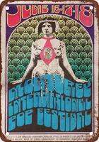 ป้ายโลหะอะลูมิเนียม1967 Monterey Pop Festival 11.8X7.8นิ้ว0727ใหม่ป้ายดีบุก