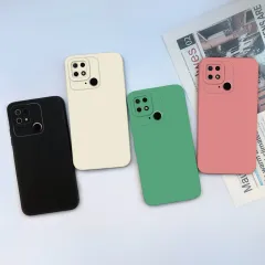 Cheap Fashion Solid Color Square Liquid Silicone Case For Xiaomi