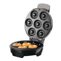 1Piece Electric Donut Machine 1000W Non-Stick Coated Kitchen Donut Maker Kids Snacks Desserts Breakfast Makes 7 Donuts