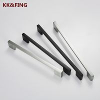 KK&amp;FING  Cabinet Handles And Knobs Brass  Wardrobe Door Handle Drawer Pulls Hardware Accessories  Handles For Furniture Door Hardware Locks