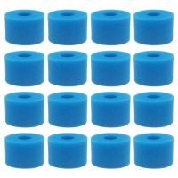 16Pc for Intex Pure Spa Reusable Washable Foam Hot Tub Filter Cartridge S1 Type