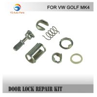 ▫☫﹍ Door Lock Cylinder Repair Kit For VW Mk4 Golf 4 Bora Front Right Left 7 Pieces With Good Quality