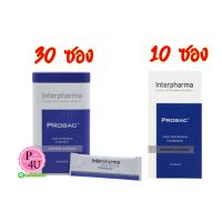 I nterpharma Probac7 โปรแบคเซเว่น (ซินไบโอติก) โปรไบโอติก จุลินทรีย์มี 6 ชนิด (10ซอง/30ซอง) ขับถ่าย