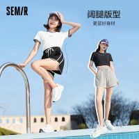 Semir กางเกงขาสั้นเอวยางยืดสำหรับผู้หญิง,กางเกงสแล็คแบบรัดเอวกางเกงวิ่งจ๊อกกิ้งสำหรับฤดูร้อนปี2022