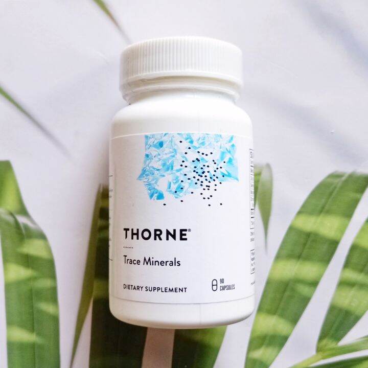 แร่ธาตุรวม Trace Minerals 90 Capsules (Thorne Research®) | Lazada.co.th