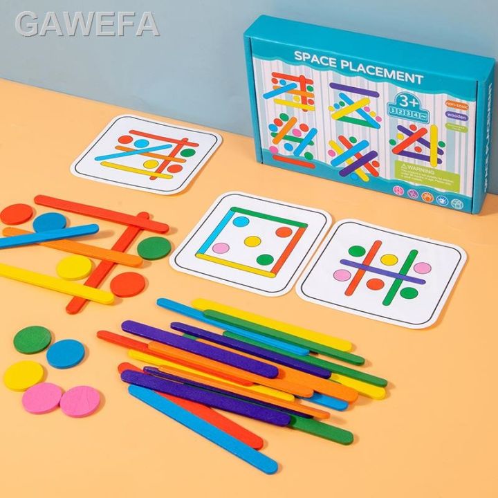 ละใช้งาน-kayu-diy-tongkat-es-krim-teka-teki-pelangi-anak-anak-teka-teki-berpikir-mainan-edukasi-montessori-permainan-memja-tantangan
