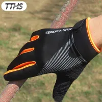 TTHS 1 Pair Bike Bicycle Gloves Full Finger Touchscreen Men Women MTB Gloves Breathable Summer Mittens