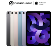 Trả góp 0% IPAD AIR 5 2022 WI-FI 256GB - Hàng Chính Hãng Futureworld- APR