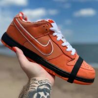 2023 Original UA Fashion Sneakers Concepts X sb duk Low Orange Lobster Lowcut Casual Shoes for Men