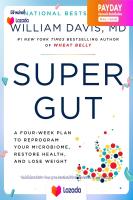 [New English Book] Super Gut : A Four-week Plan to Reprogram Your Microbiome, Restore Health and Lose Weight [Paperback] พร้อมส่ง