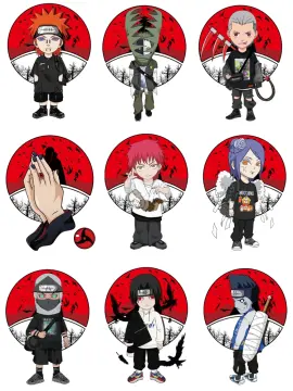 Naruto Uzumaki wall art shippuden akatsuki chibi anime wall décor