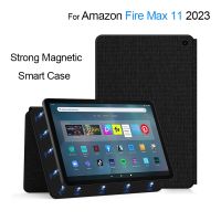 เคสแม่เหล็กพับได้สำหรับ Amazon Fire สูงสุด11 "2023เคส Funda สำหรับ Fire Max 11นิ้วแท็บเล็ต Flip Smart ปกป้องด้วยปลุกอัตโนมัติ