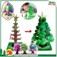 【Ewyn】Magic Growing Christmas Tree ต้นคริสต์มาส ต้นไม้วิทยาศาสตร์ DIY Kid Magic Cardboard Paper Toy Gift