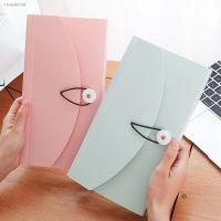 ☾ B6 Plastic Portable File Folder Extension Wallet Bill Receipt File Sorting Organizer Office Storage Bag Folders Filing Products