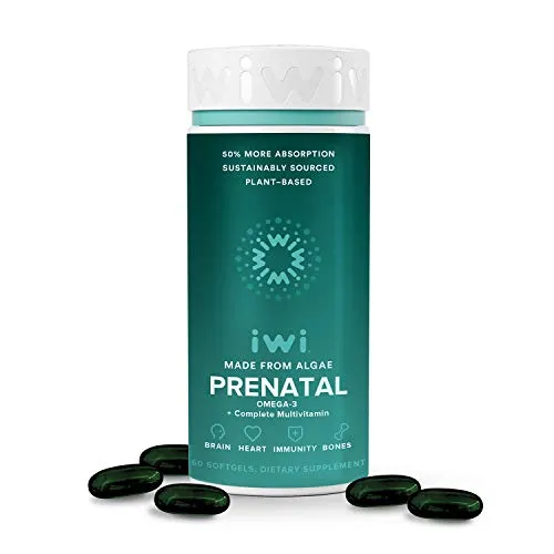 [PREORDER] iwi Prenatal Multivitamin Supports Mom & Healthy Baby Development Vegan Algae Omega