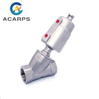 1/2 inch 3/4 inch 1inch Stainless Steel Pneumatic Seat Valve 16bar for Steam Gas Oil Normally Closed Valves